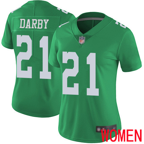Women Philadelphia Eagles 21 Ronald Darby Limited Green Rush Vapor Untouchable NFL Jersey Football